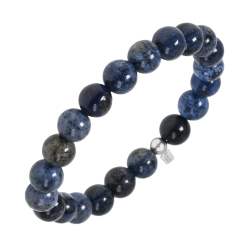 BALCANO - Sodalite / Bracelet de perle minérale