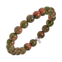 BALCANO - Unakite / Bracelet de perle minérale