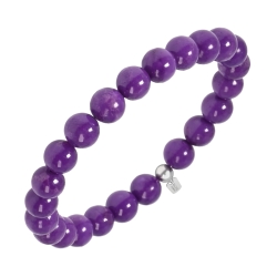 BALCANO - Purple Mica Stone Phosphosiderite / Gemstone bracelet