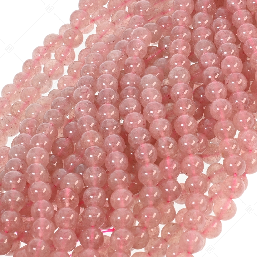 BALCANO - Tianjin Erdbeer Jade / Mineral Perlen Armband (853144ZJ99)