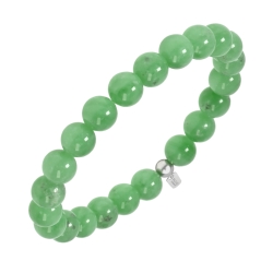 BALCANO - Green Angel Stone / Glass bead bracelet