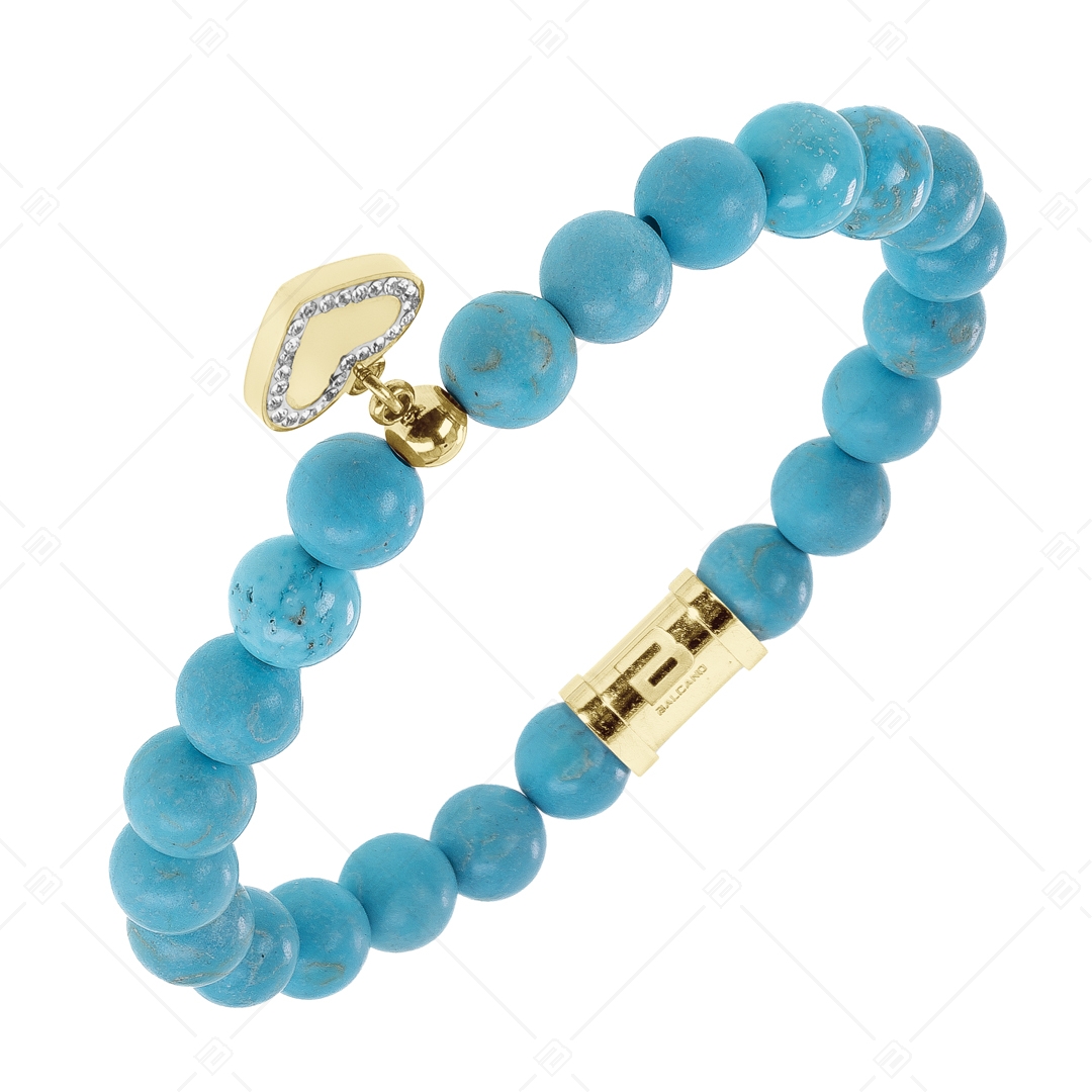 BALCANO - Heart / Gemstone bracelet (853205ZJ88)