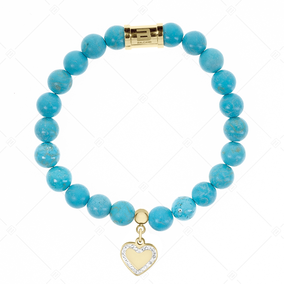 BALCANO - Heart / Gemstone bracelet (853205ZJ88)