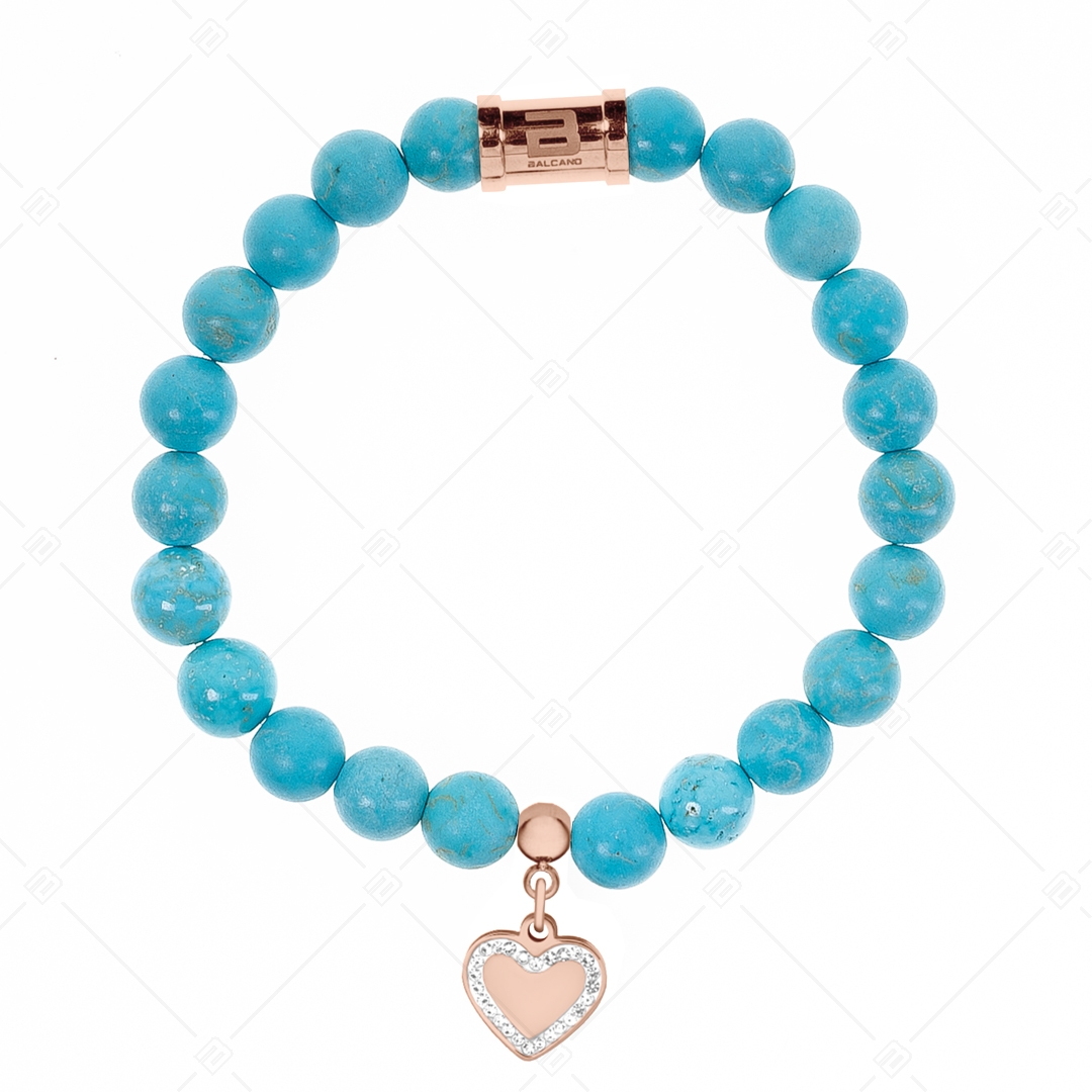 BALCANO - Heart / Gemstone bracelet (853205ZJ96)