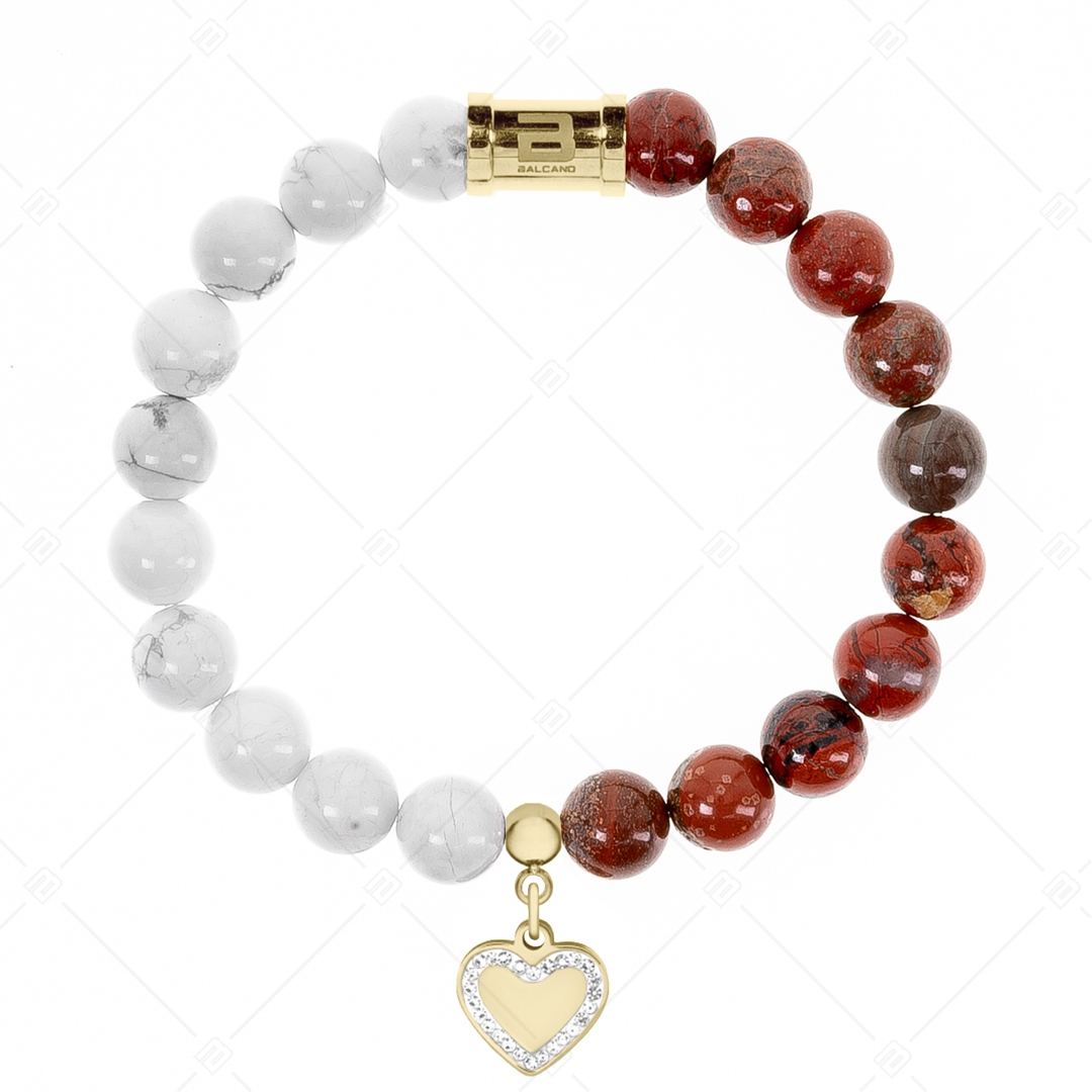 BALCANO - Heart / Gemstone bracelet (853210ZJ88)