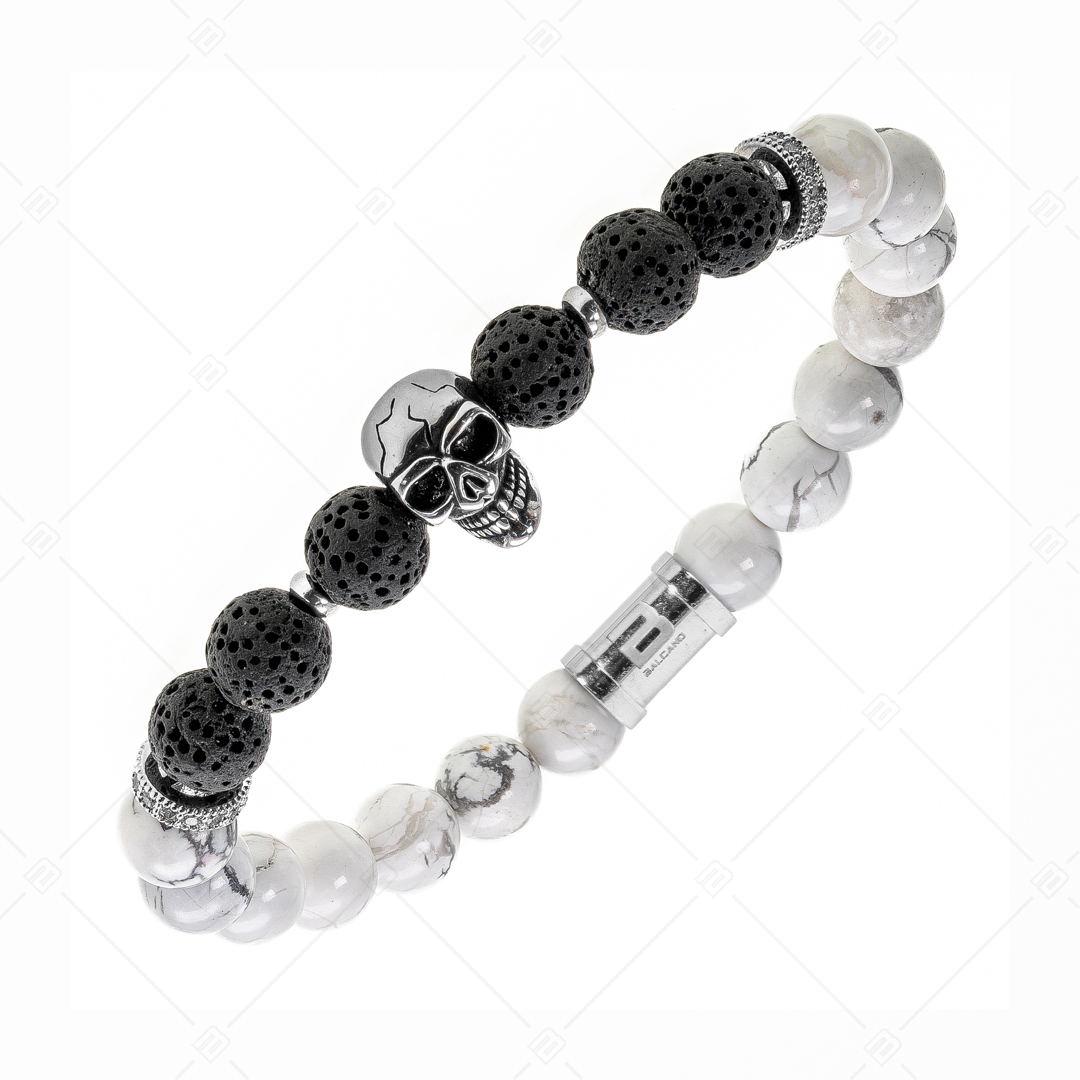 BALCANO - Skull / Gemstone bracelet (853211ZJ97)