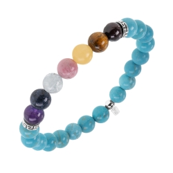 BALCANO - 7 Chakra / Bracelet en pierre précieuse