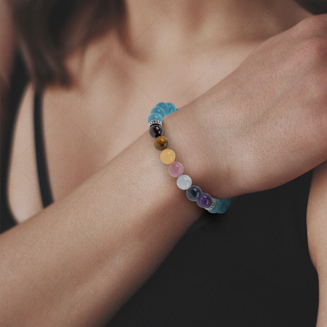 BALCANO - 7 Chakra / Bracelet en pierre précieuse (853221ZJ97)