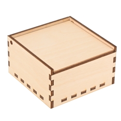 BALCANO / Geschenkbox aus Birkensperrholz - 80x80x45