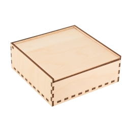 BALCANO / Geschenkbox aus Birkensperrholz - 120x120x45