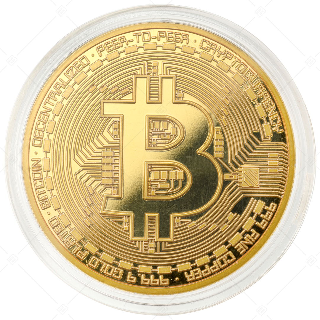 BALCANO - Bitcoin / Uniquely designed bitcoin decorative coin with 24K gold plating in a gift box (901001CC99)