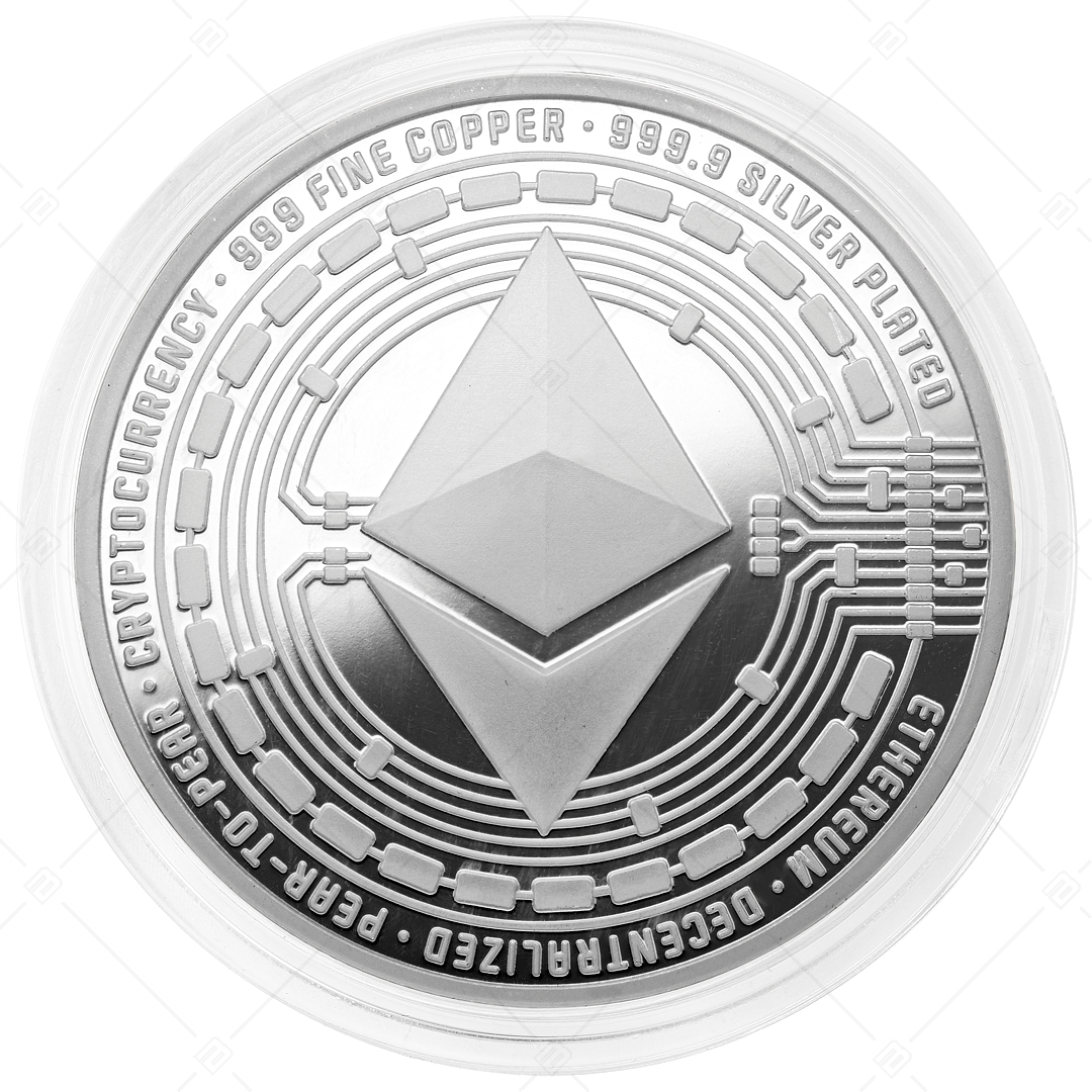 BALCANO - Ethereum / Uniquely Designed Ethereum Decorative Coin With 999,9 Silver Plating In a Gift Box (901002CC99)