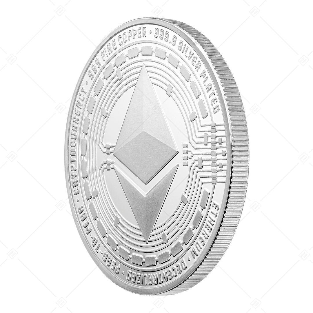 BALCANO - Ethereum / Uniquely Designed Ethereum Decorative Coin With 999,9 Silver Plating In a Gift Box (901002CC99)
