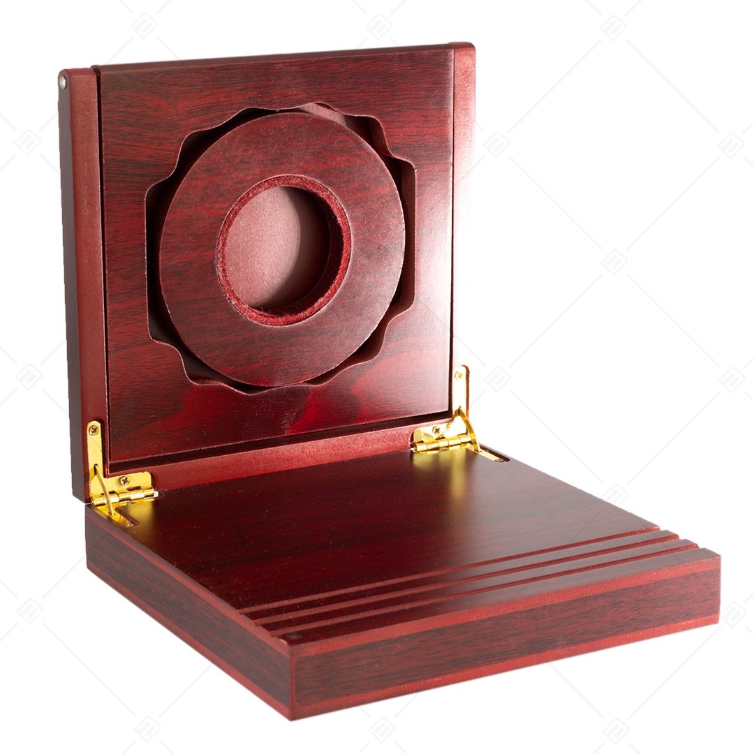 BALCANO - Woody / Uniquely designed rotating decorative coin stand made of tropical wood (902001CC99)